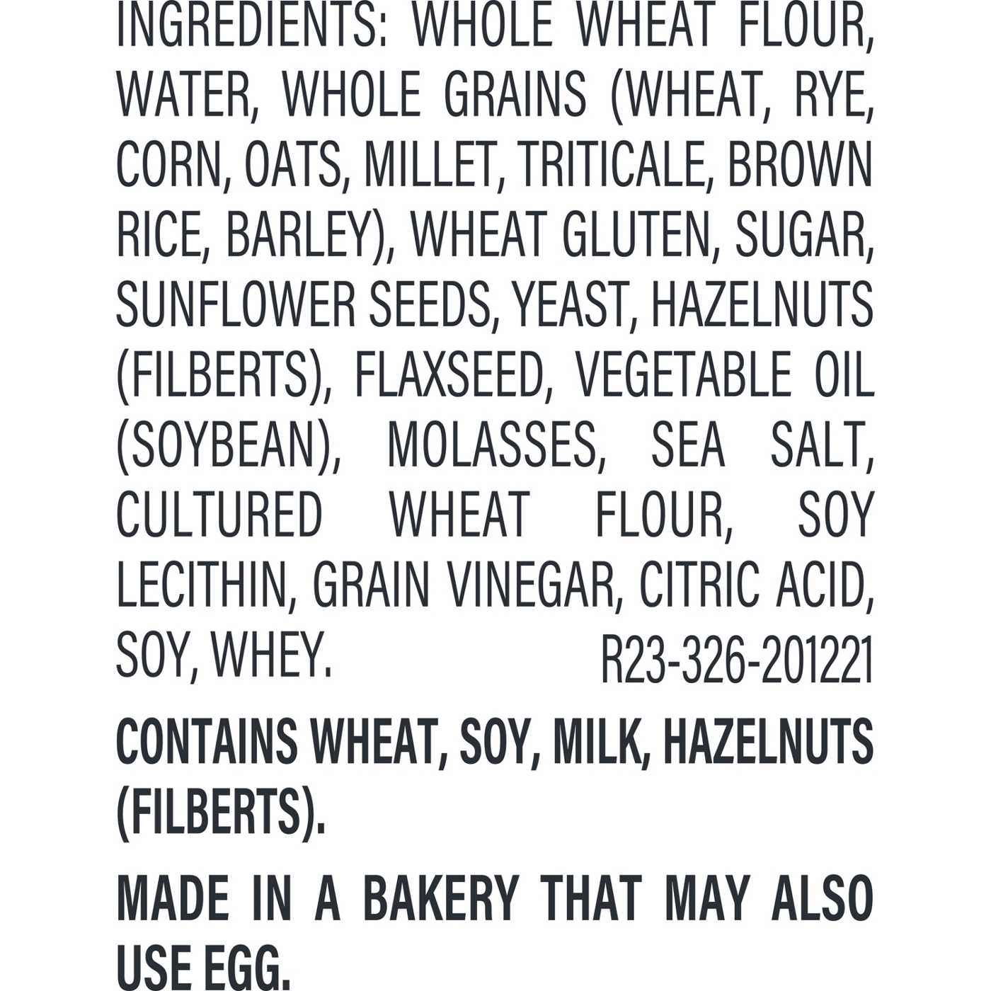 Oroweat Whole Grains Healthnut Bread; image 3 of 3