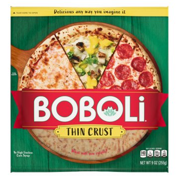 Boboli White Thin Crust, 10 oz