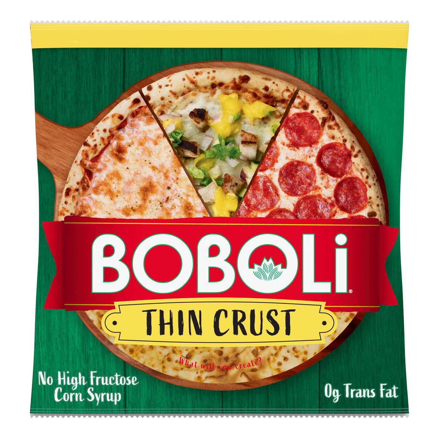 Boboli White Thin Crust; image 1 of 2