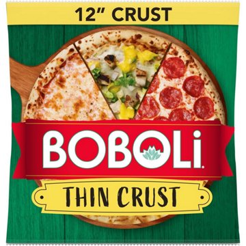 Boboli White Thin Crust, 10 oz