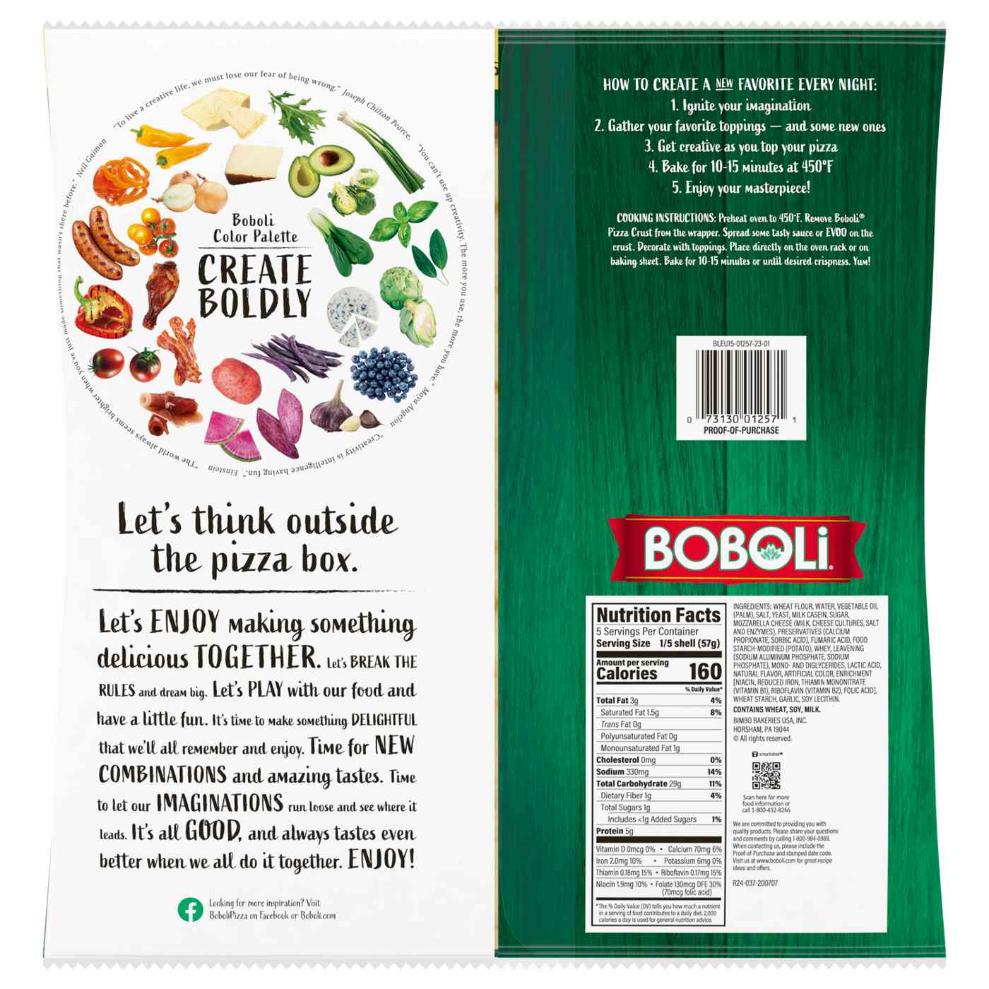 Boboli White Thin Crust; image 9 of 13