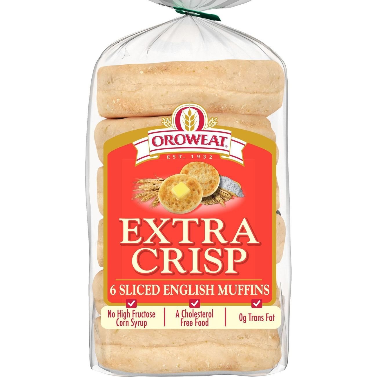 Oroweat Extra Crisp ForkSplit English Muffins Shop Bread at HEB