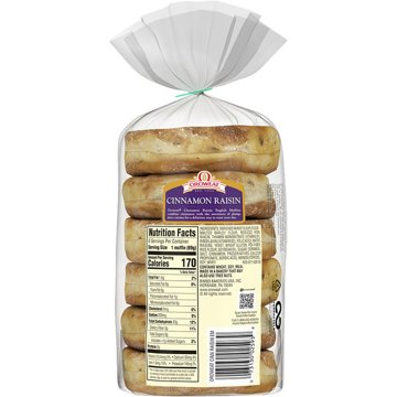 Oroweat Cinnamon Raisin English Muffins, 6 ct