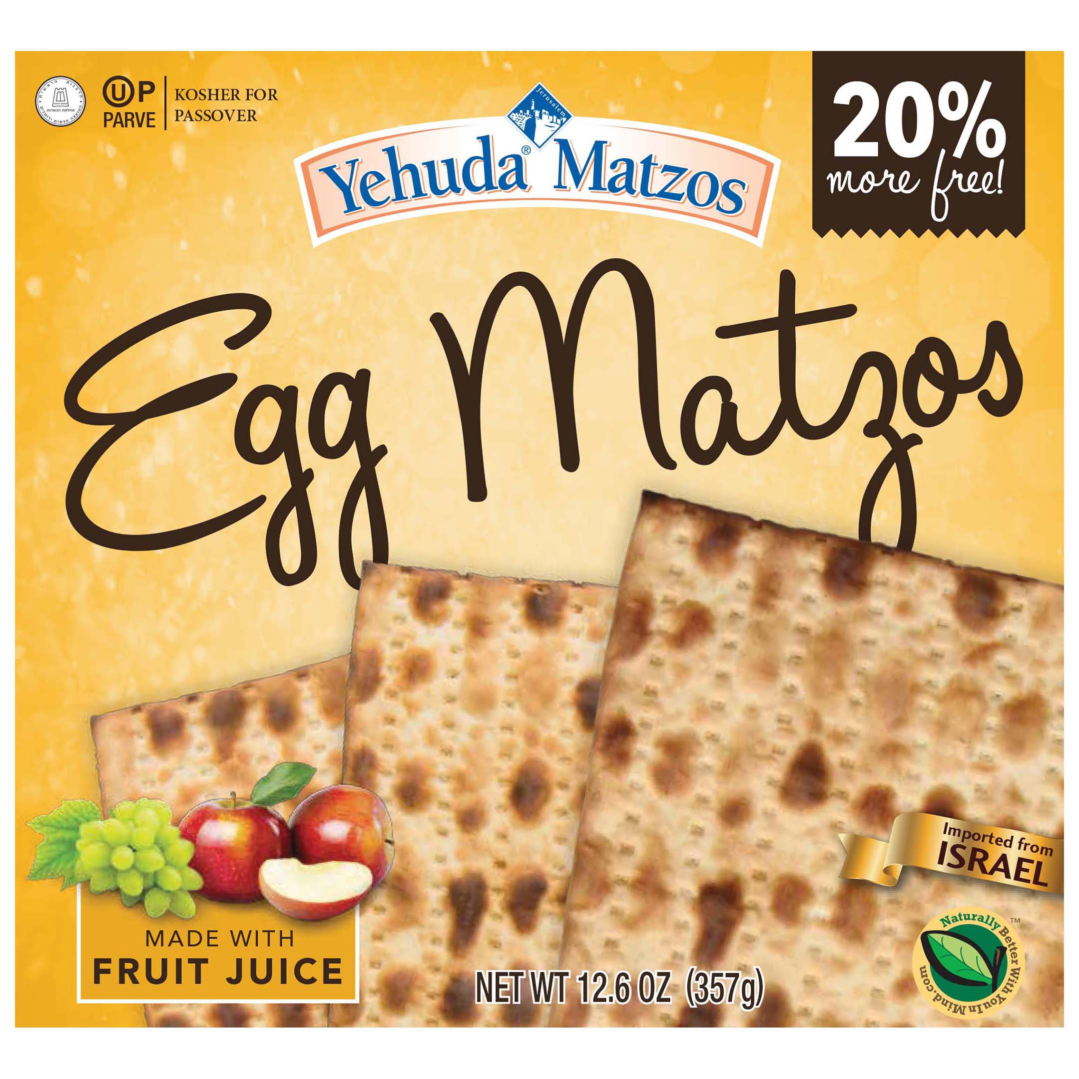Yehuda Egg Matzos Shop Crackers & breadsticks at HEB