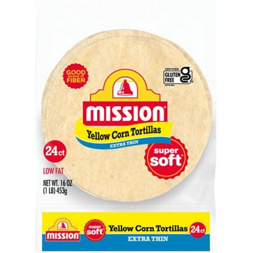 Mission Super Soft Extra Thin Yellow Corn Tortillas
