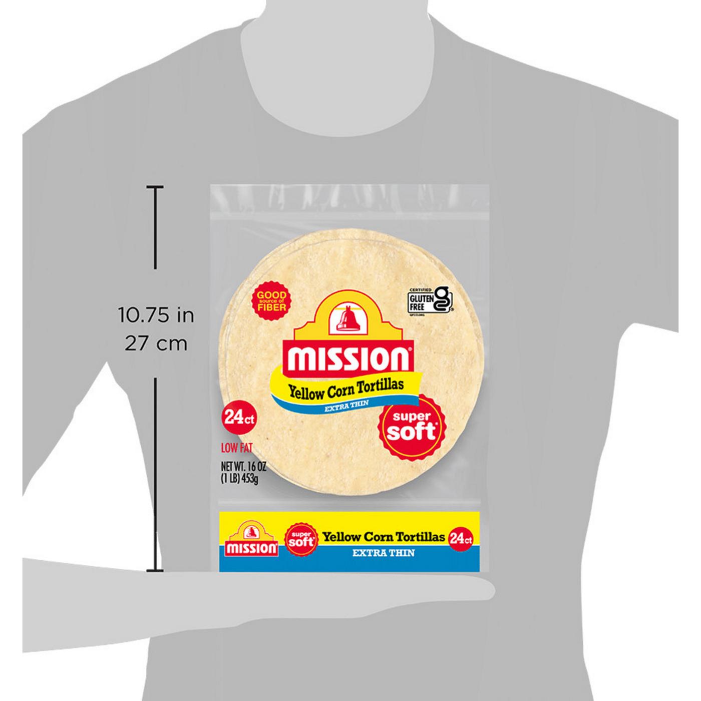 Mission Super Soft Extra Thin Yellow Corn Tortillas 24 Count; image 5 of 5