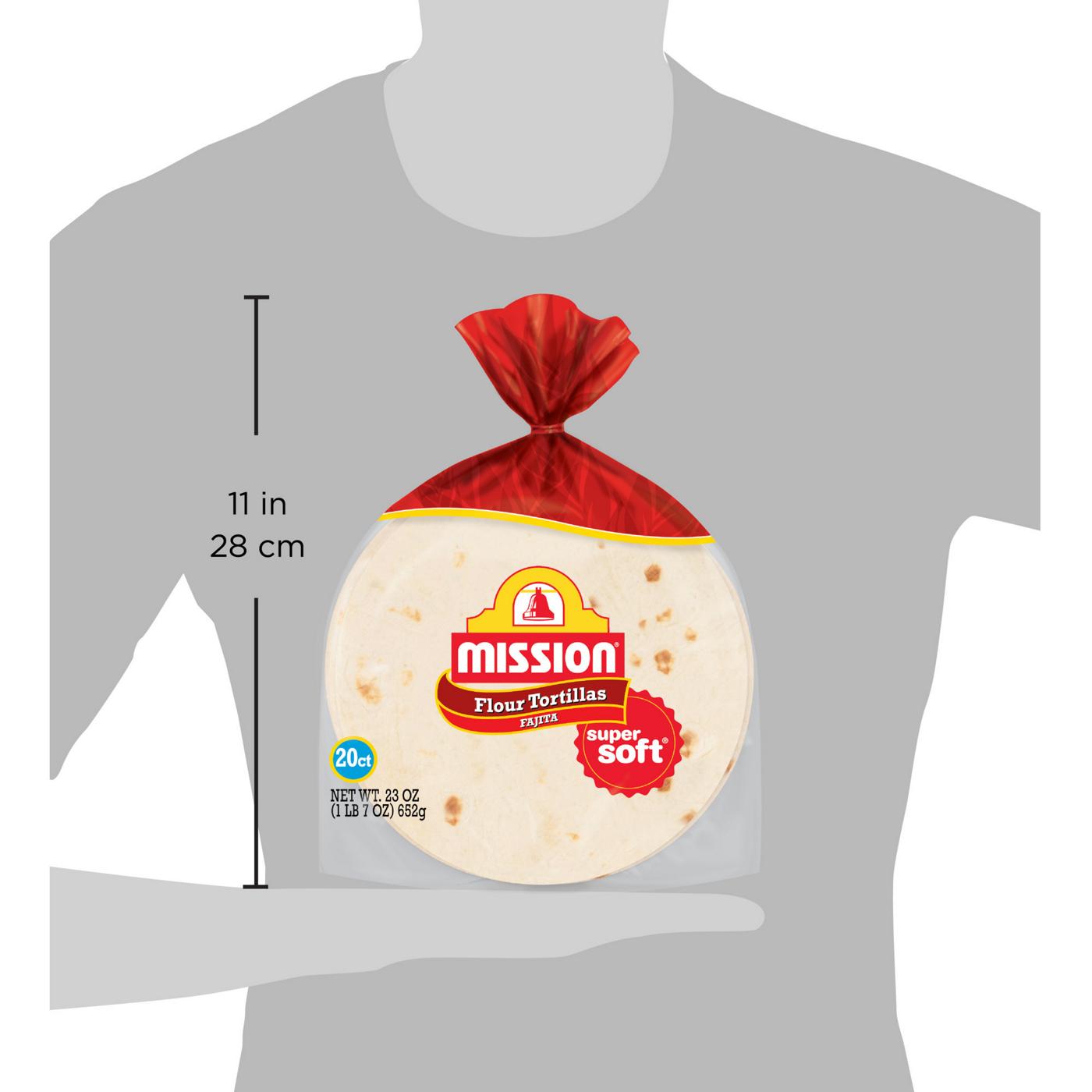 Mission Super Soft Flour Tortillas, Fajita Size; image 4 of 5
