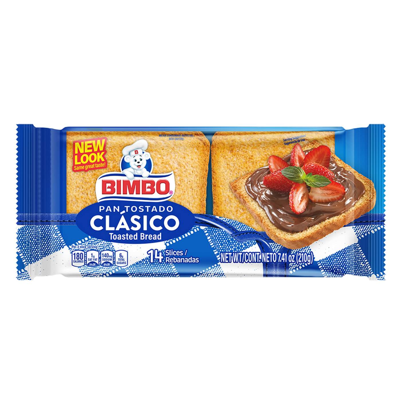 Bimbo Pan Tostado White Toasted Bread; image 1 of 2