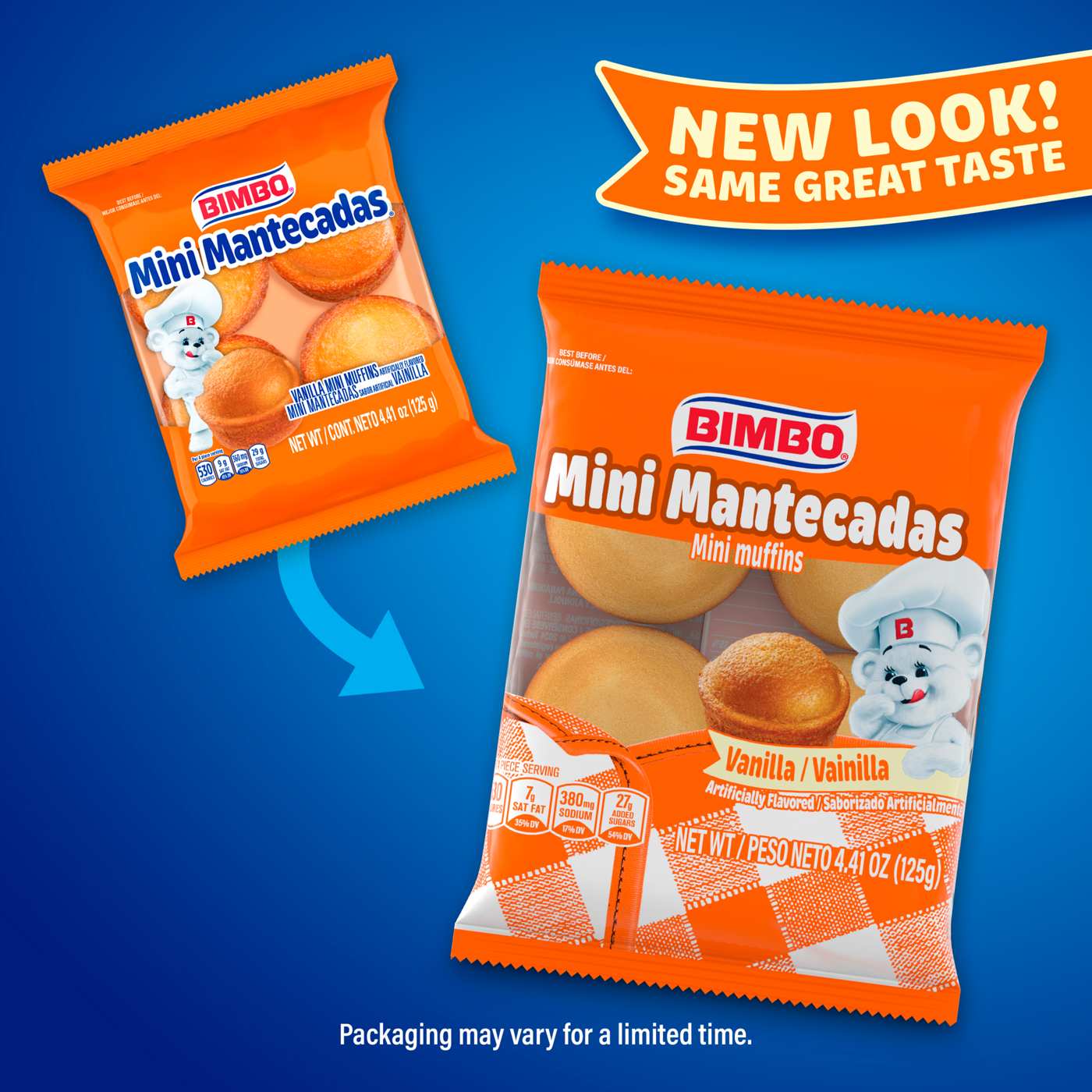 Bimbo Mini Mantecadas Vanilla Mini Muffins; image 4 of 7