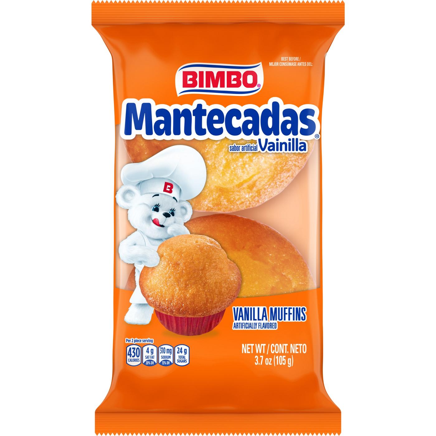 Bimbo Mantecadas Vanilla (Club Pack) Muffins; image 1 of 3