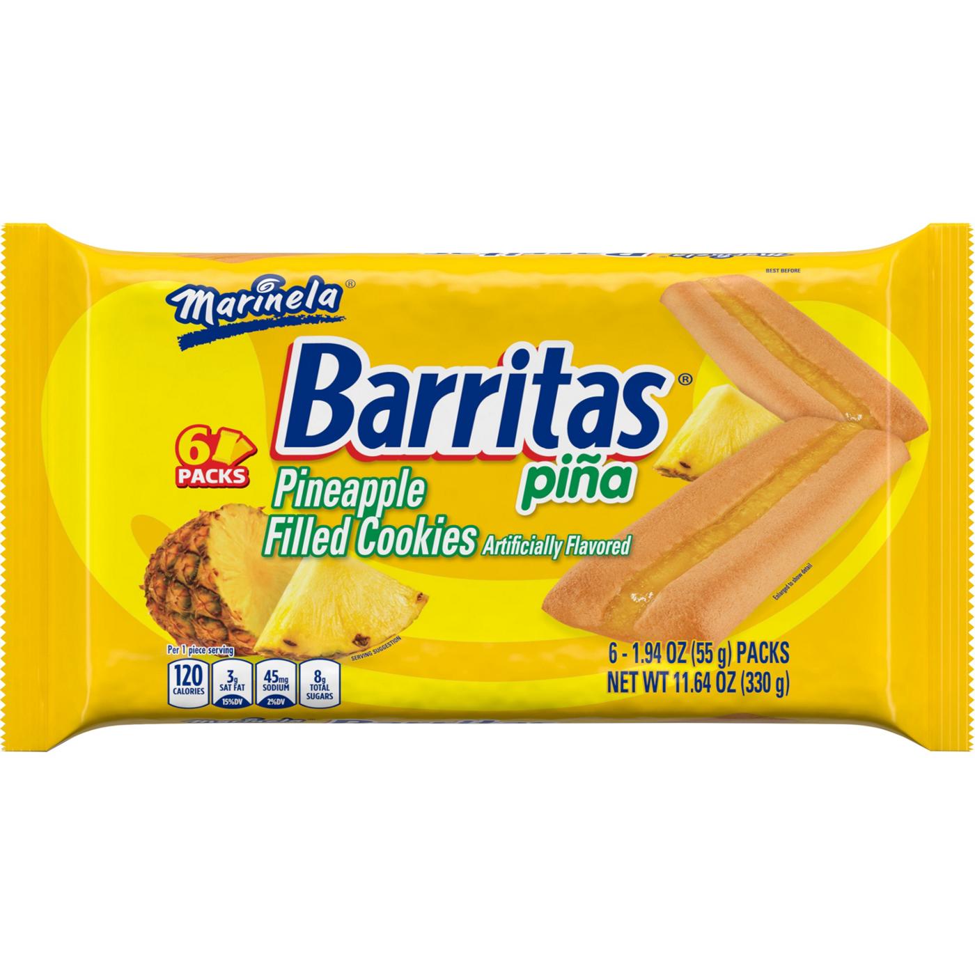 Marinela Barritas Piña Filled Cookies; image 1 of 3