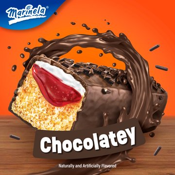 Marinela Gansito Strawberry-Filled Chocolate-Covered Snack Cakes, 8 ct