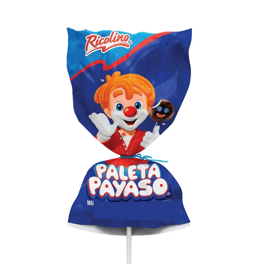 Ricolino Paleta Payaso Chocolate Marshmallow Lollipop - Shop Candy at H-E-B