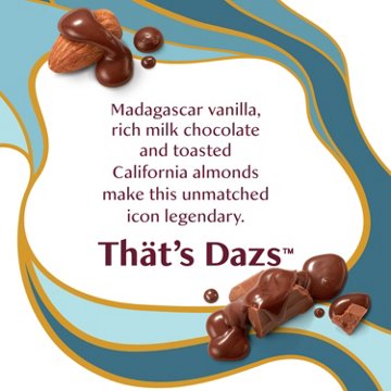 Häagen-Dazs Vanilla Milk Chocolate Almond Ice Cream Bars, 3 ct