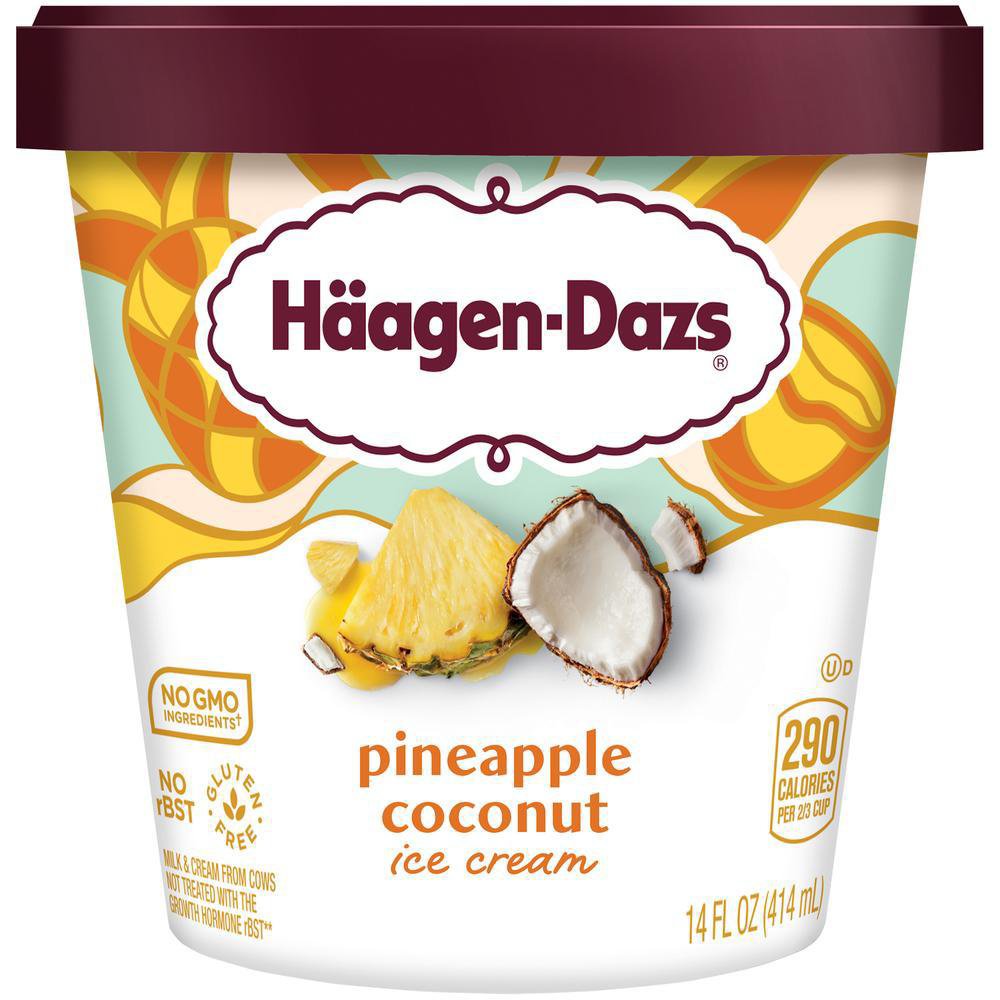 Haagen-Dazs Pineapple Coconut Ice Cream - Shop Ice Cream at H-E-B