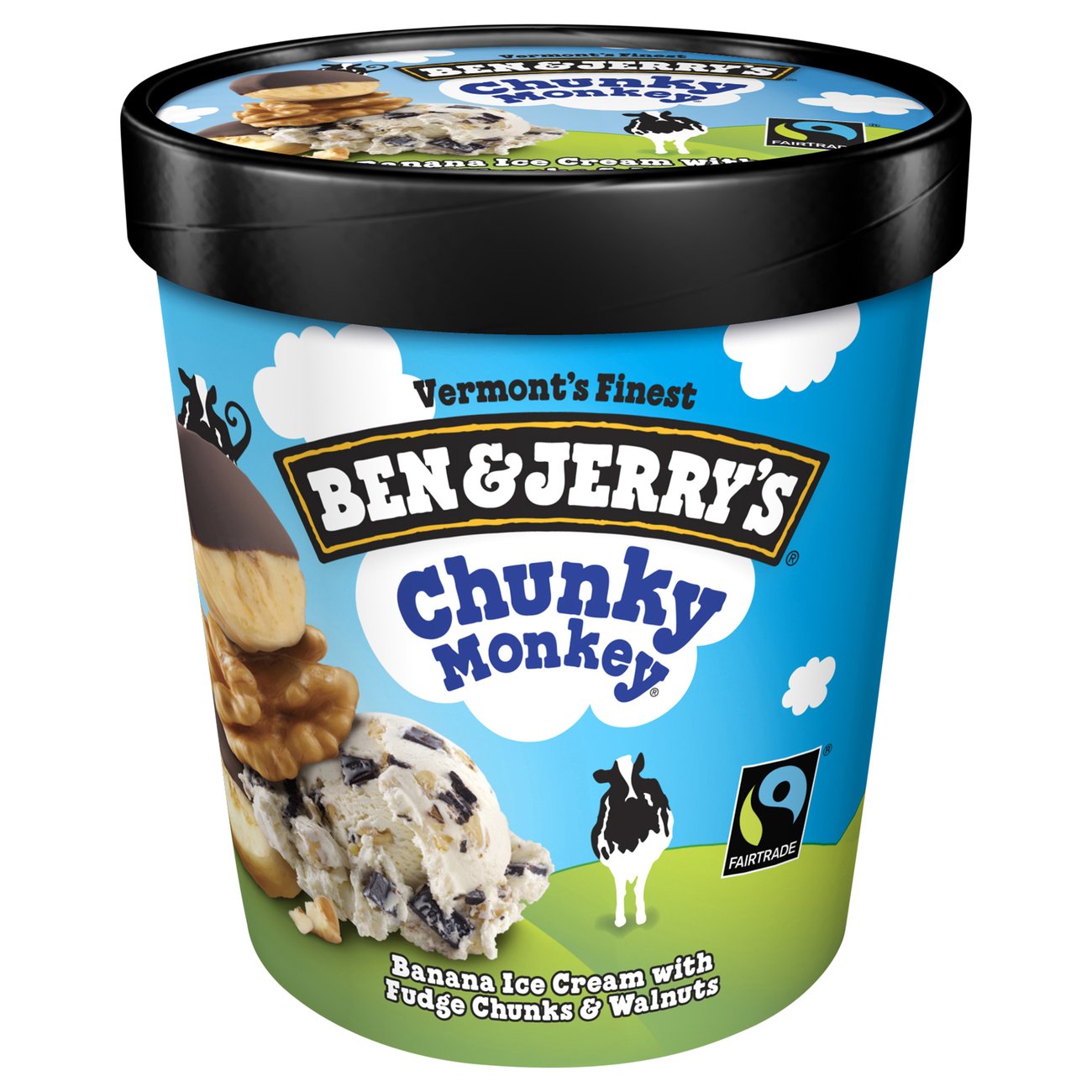 Ben & Jerry's Chunky Monkey Banana Ice Cream - Shop Ice cream at H-E-B