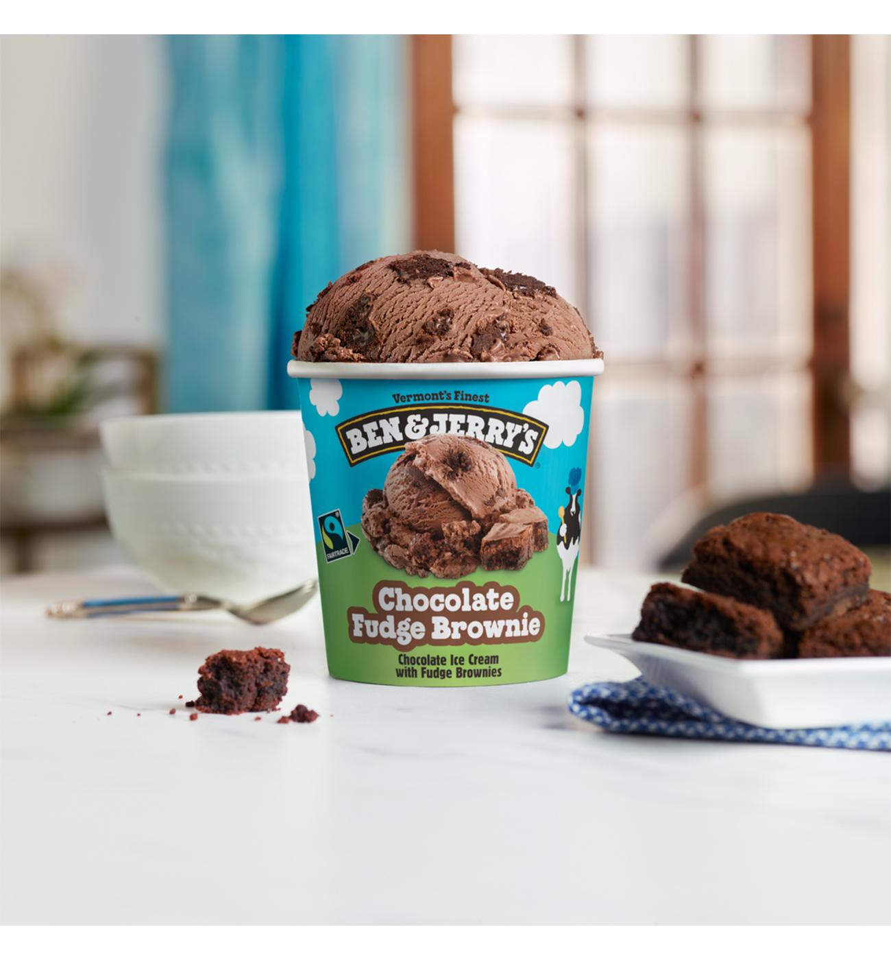 Ben & Jerry's Chocolate Fudge Brownie Ice Cream; image 2 of 7