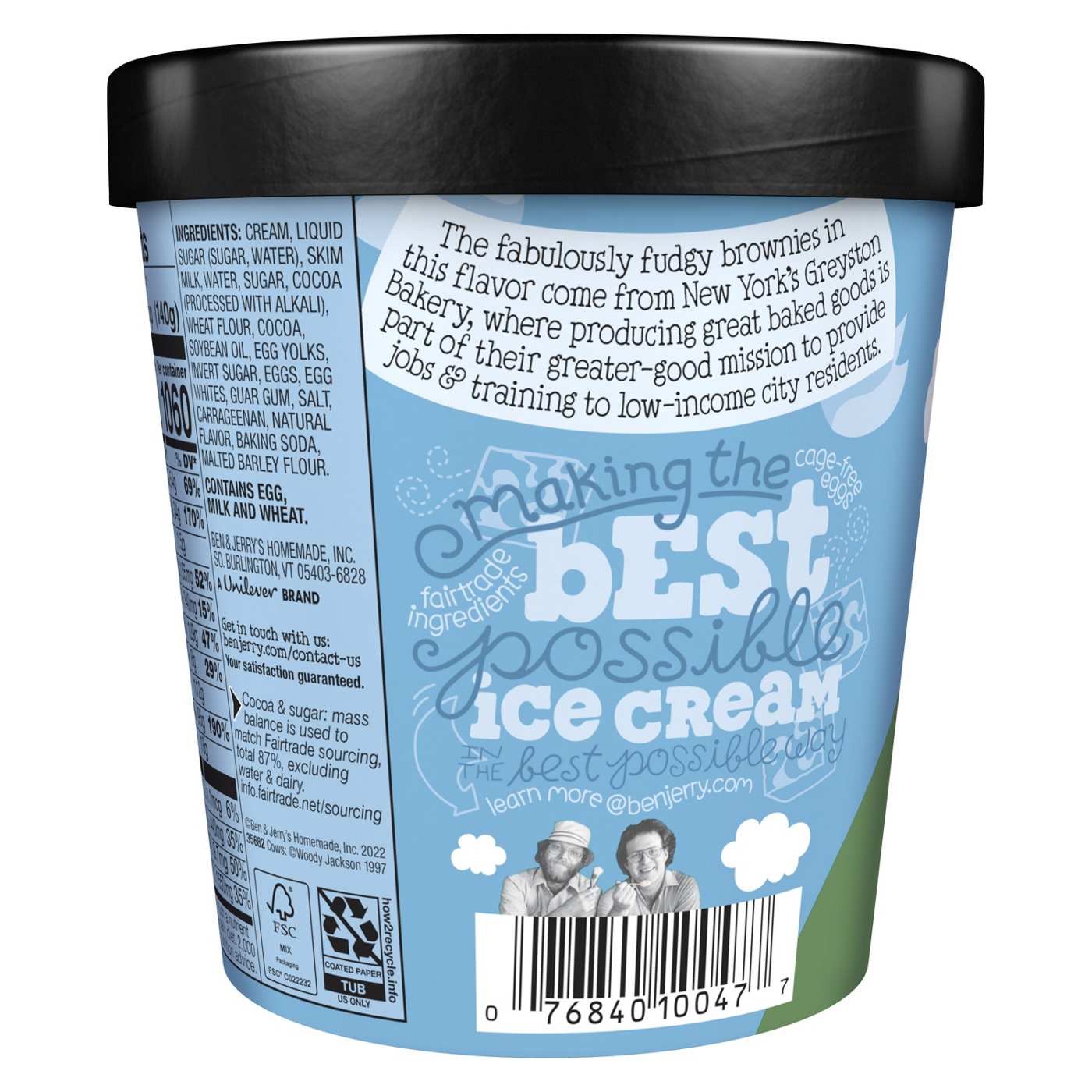 Ben & Jerry's Chocolate Fudge Brownie Ice Cream Pint; image 3 of 3