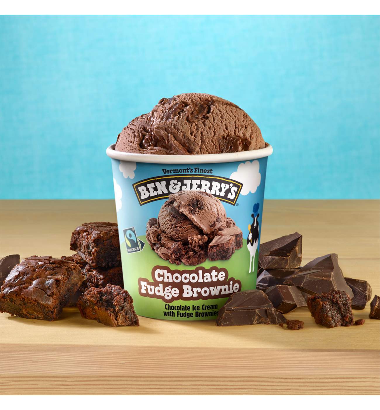 Ben & Jerry's Chocolate Fudge Brownie Ice Cream; image 4 of 7