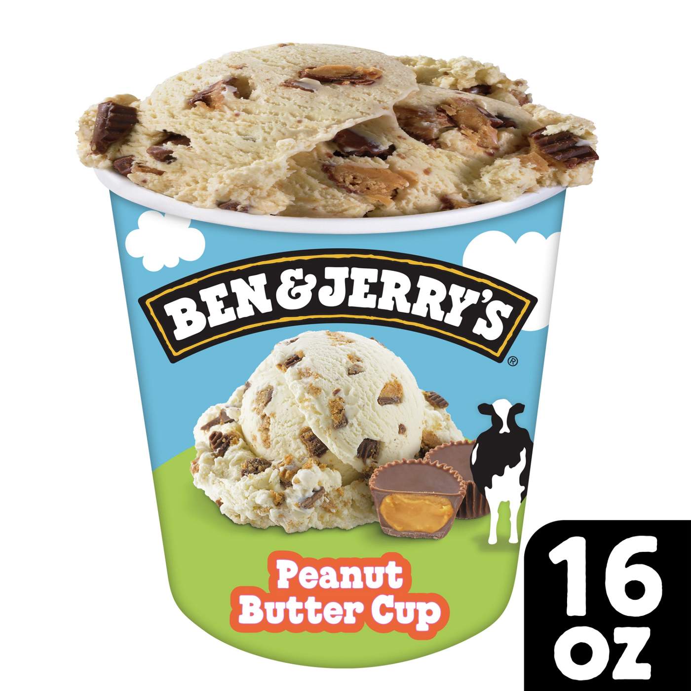 Ben & Jerry's Peanut Butter Cup Ice Cream; image 6 of 6