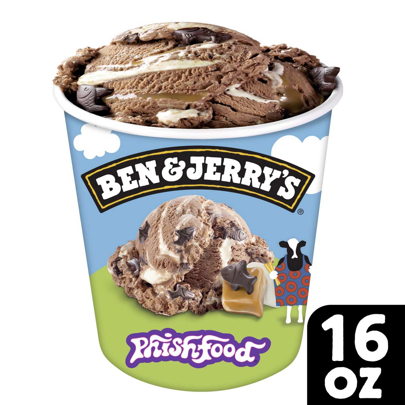 Ben & Jerry's Phish Food Ice Cream; image 2 of 3