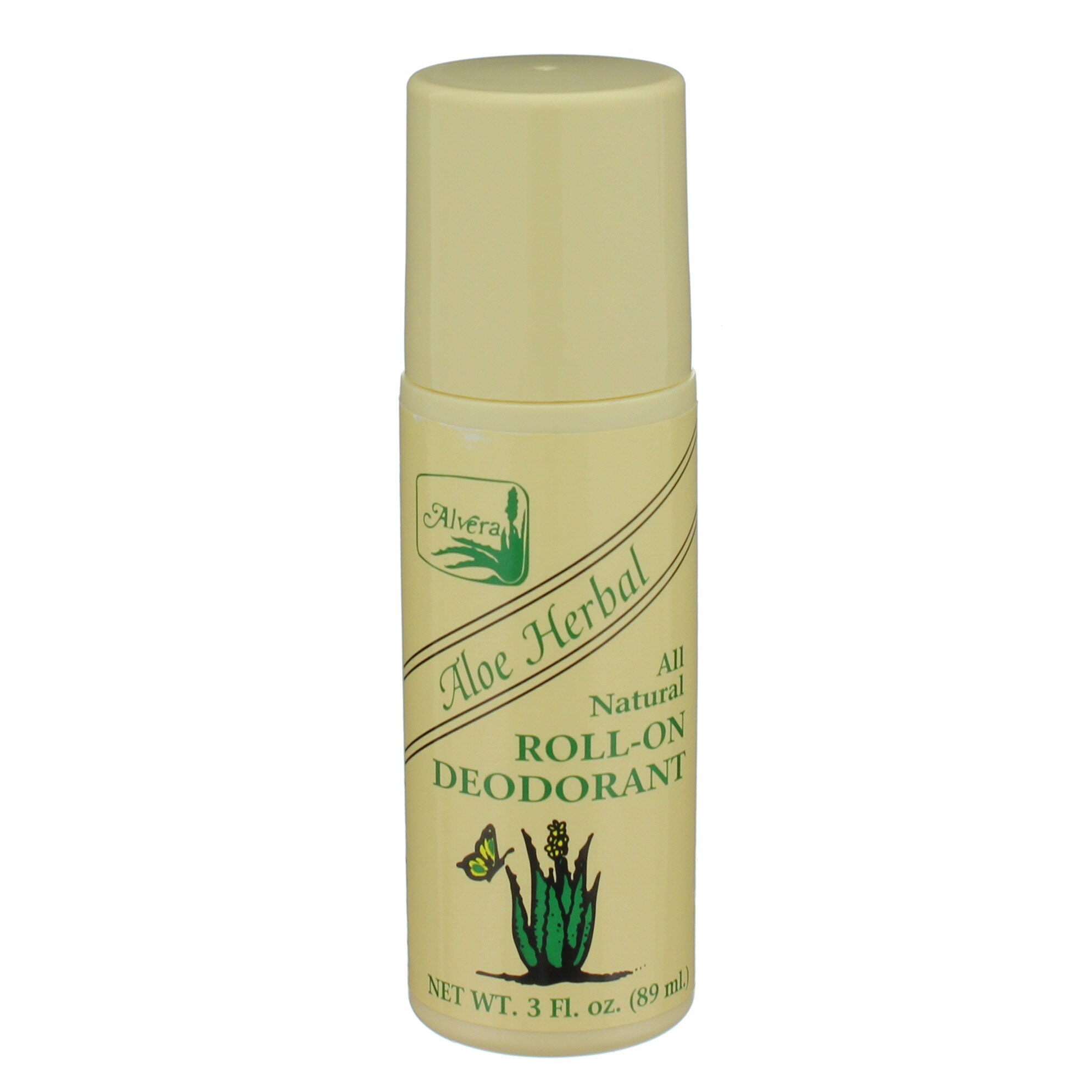 Alvera All Natural Roll-On Deodorant, Aloe Herbal - Shop Deodorant &  antiperspirant at H-E-B
