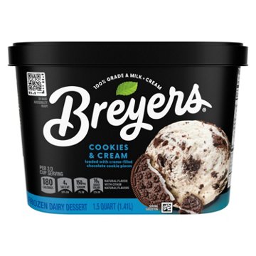 Breyers Cookies & Cream Frozen Dairy Dessert