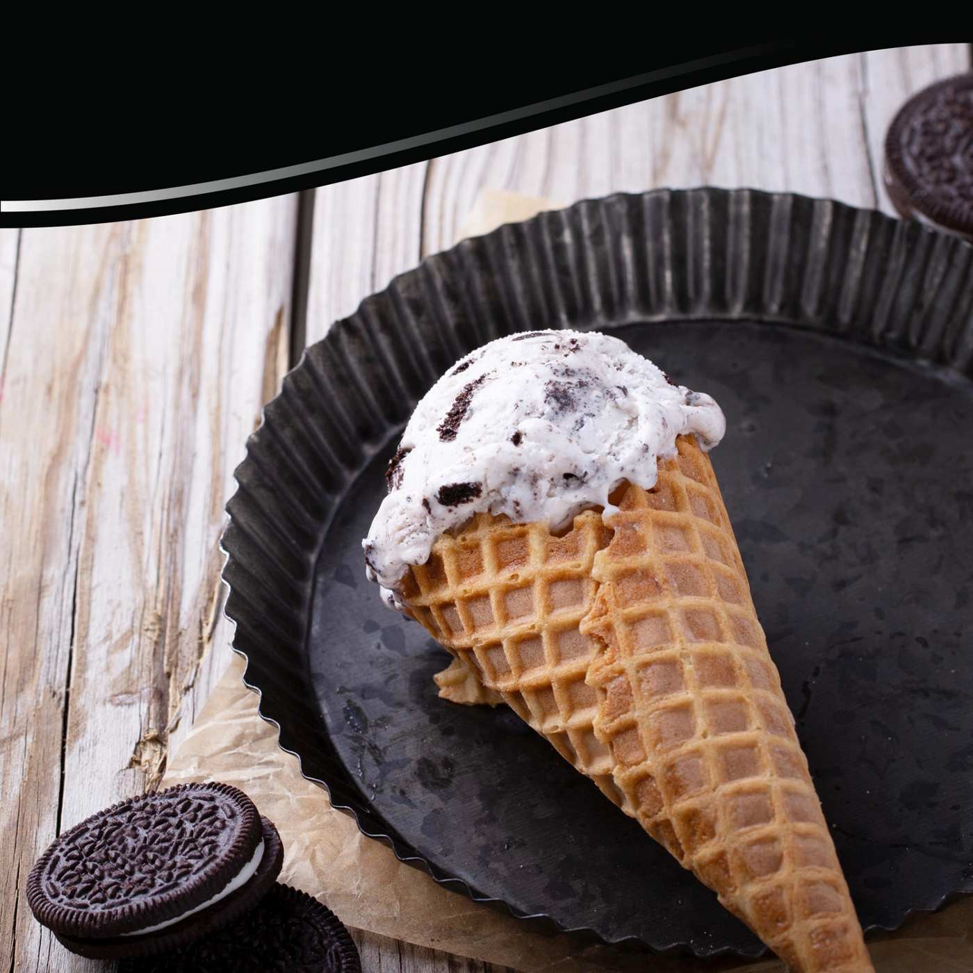 Breyers Cookies & Cream Frozen Dairy Dessert; image 4 of 7