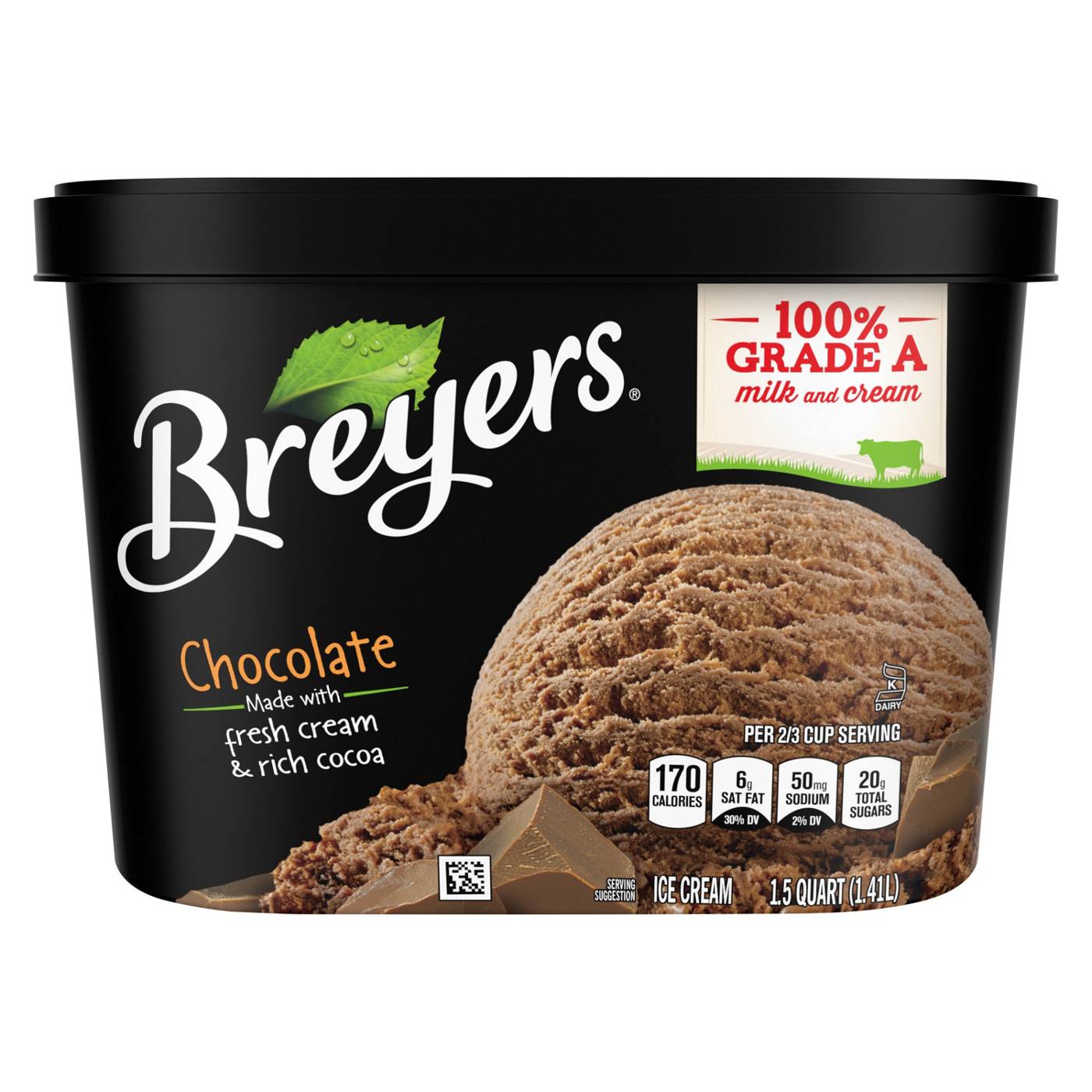 Breyers Chocolate Ice Cream; image 7 of 8