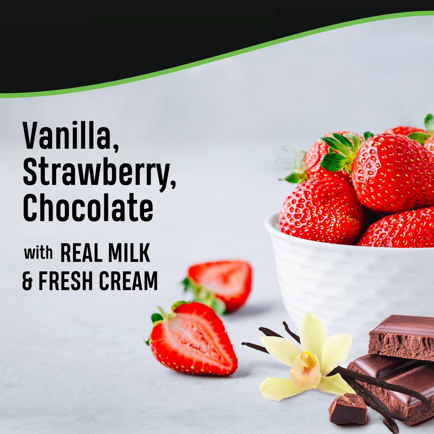 Breyers Vanilla Chocolate Strawberry Ice Cream; image 5 of 8