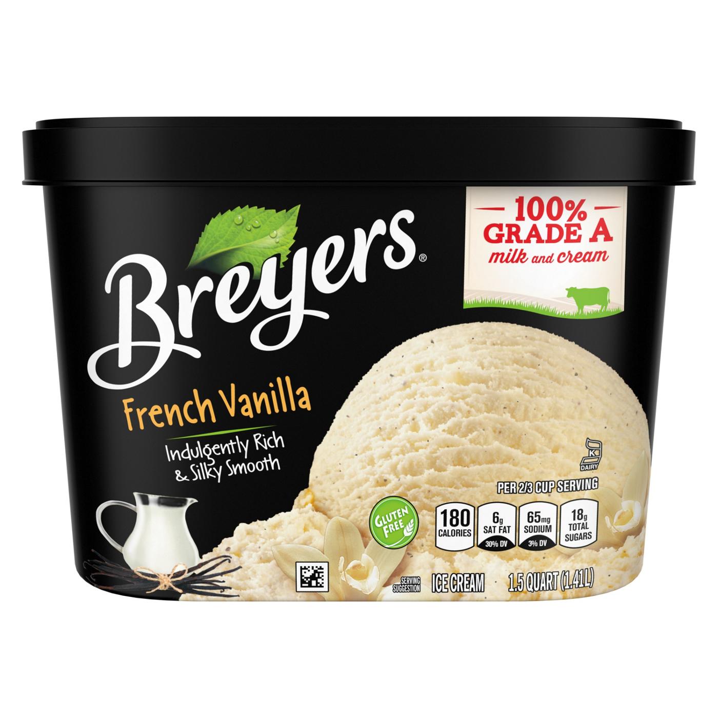 Breyers French Vanilla Ice Cream; image 1 of 5