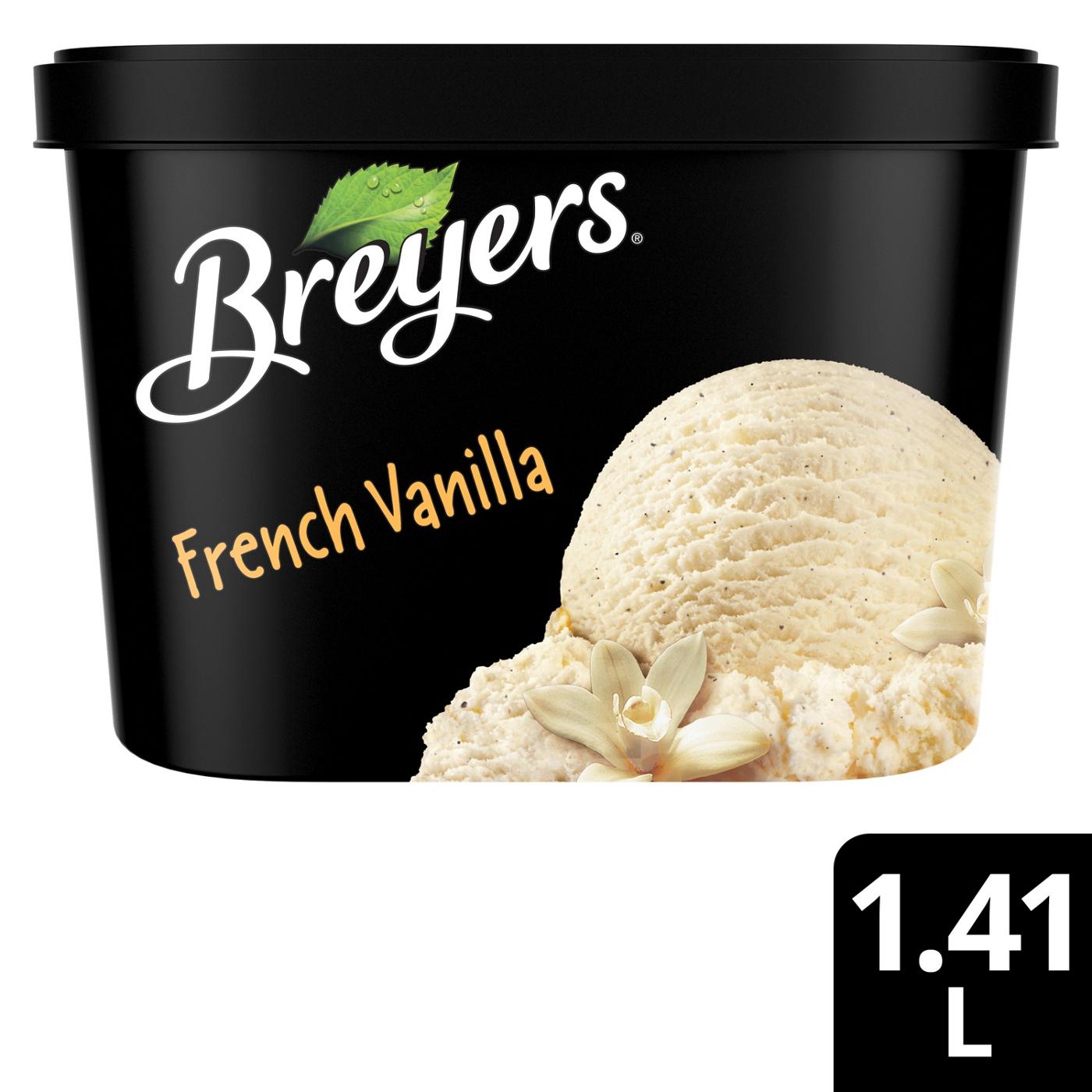 Breyers French Vanilla Ice Cream; image 2 of 5