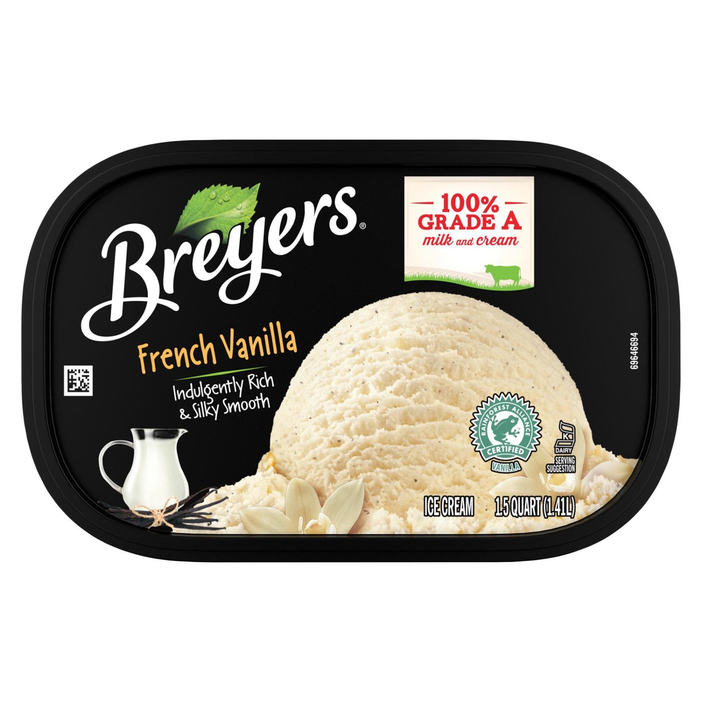 Breyers French Vanilla Ice Cream; image 6 of 7