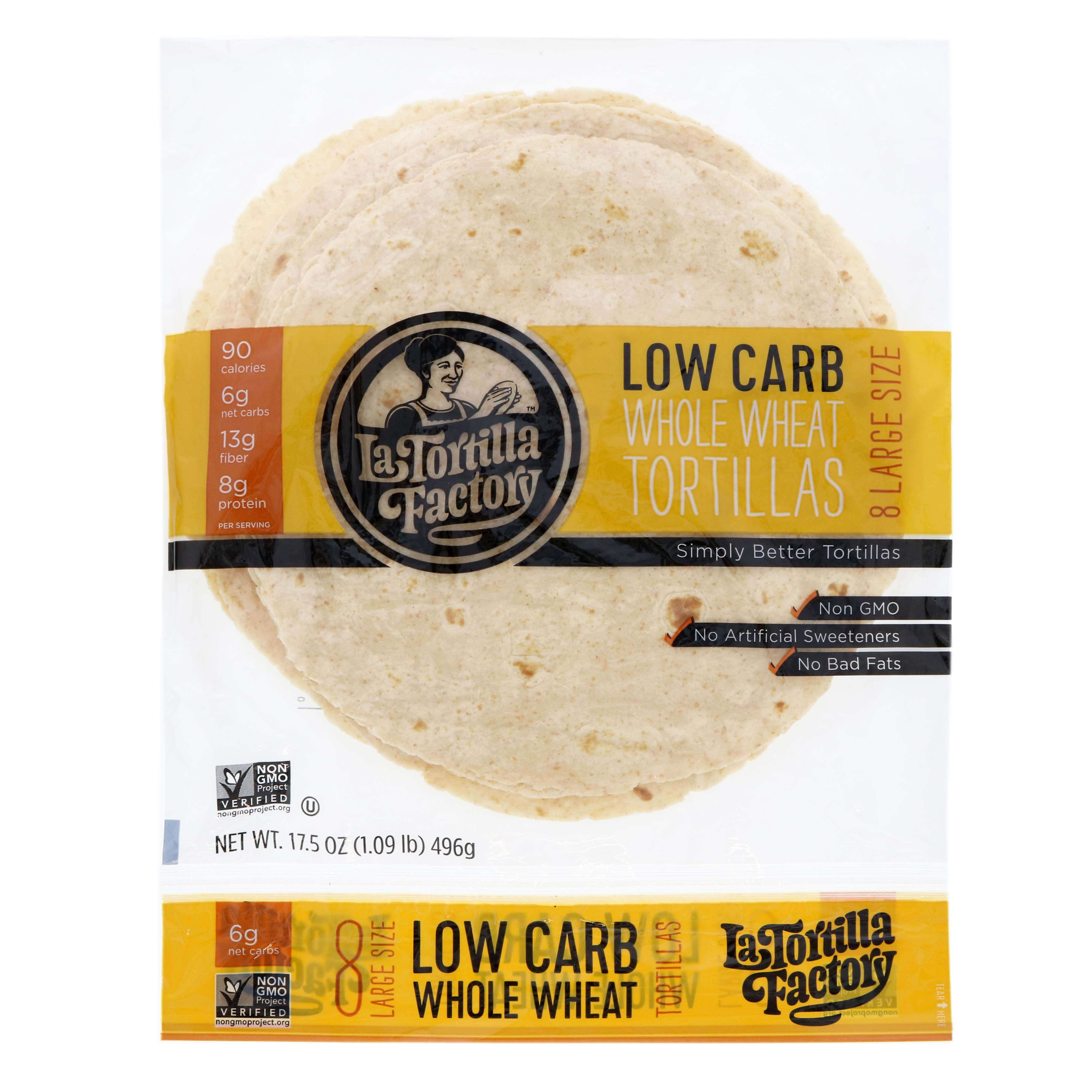 La Tortilla Factory Low Carb Whole Wheat Tortillas Shop Tortillas at