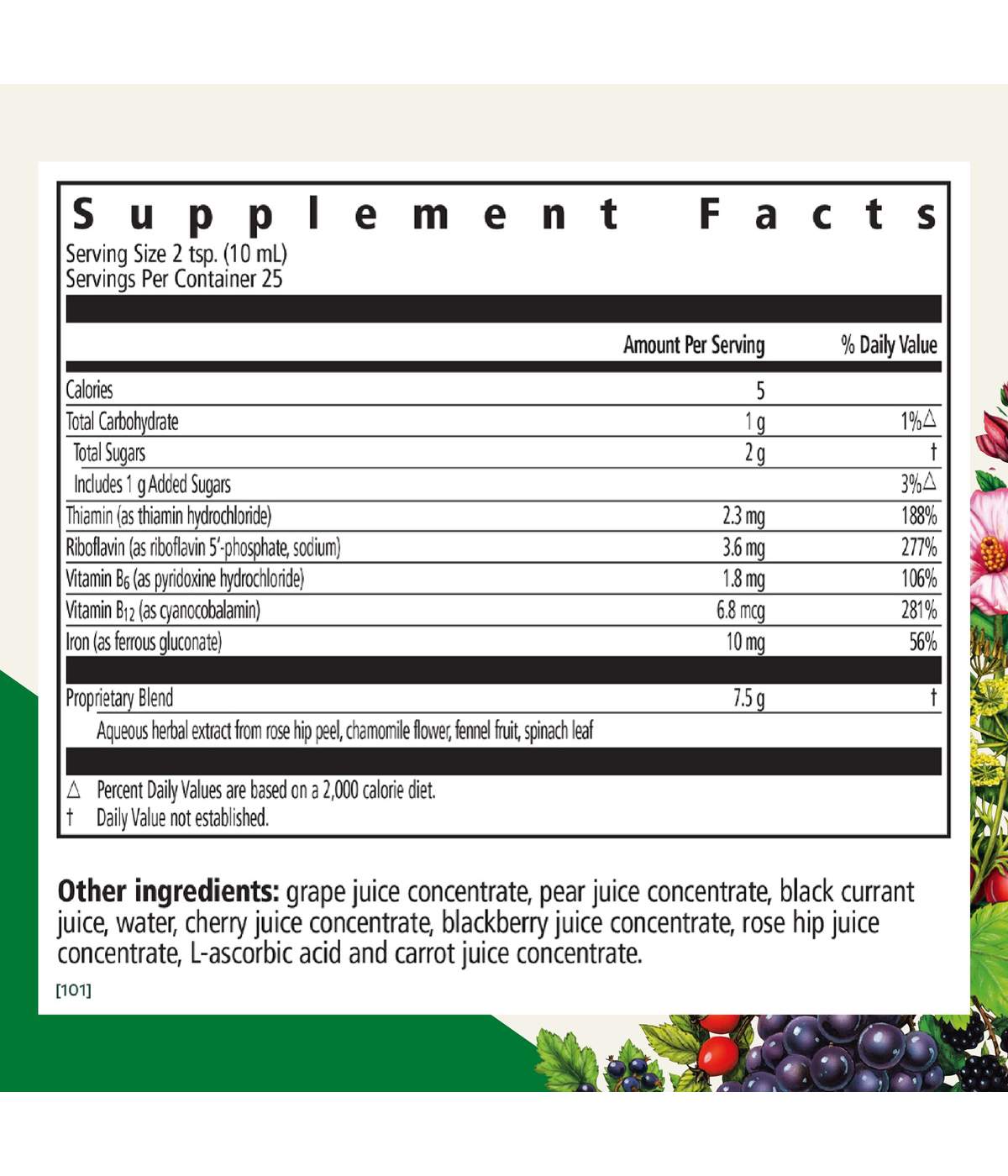 Floradix Floravital Floravital Iron & Herbs Liquid; image 3 of 6