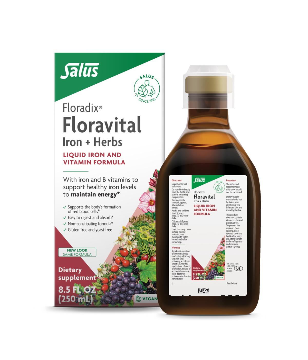Floradix Floravital Floravital Iron & Herbs Liquid; image 5 of 6