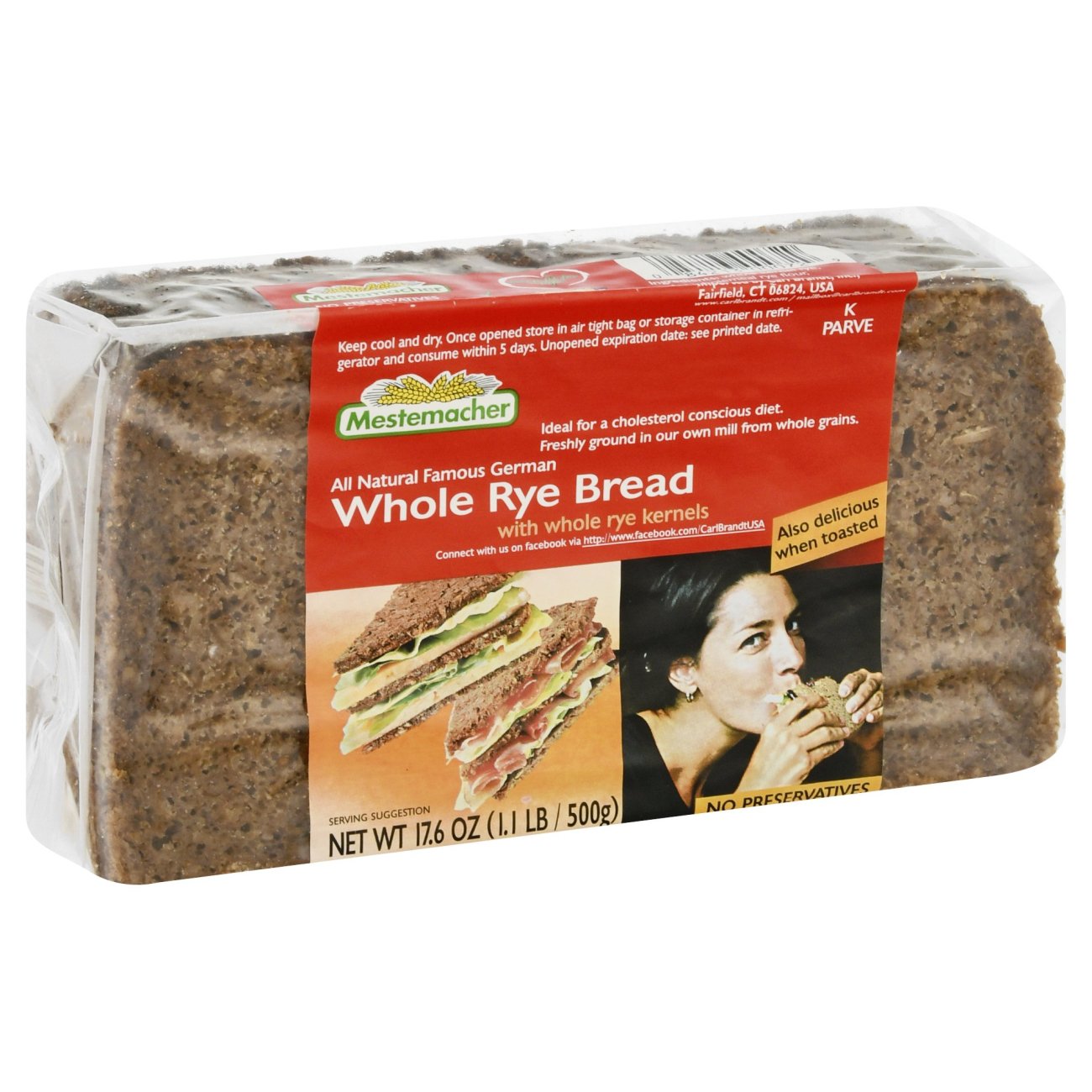 Mestemacher Whole Rye Bread Shop Bread At H E B