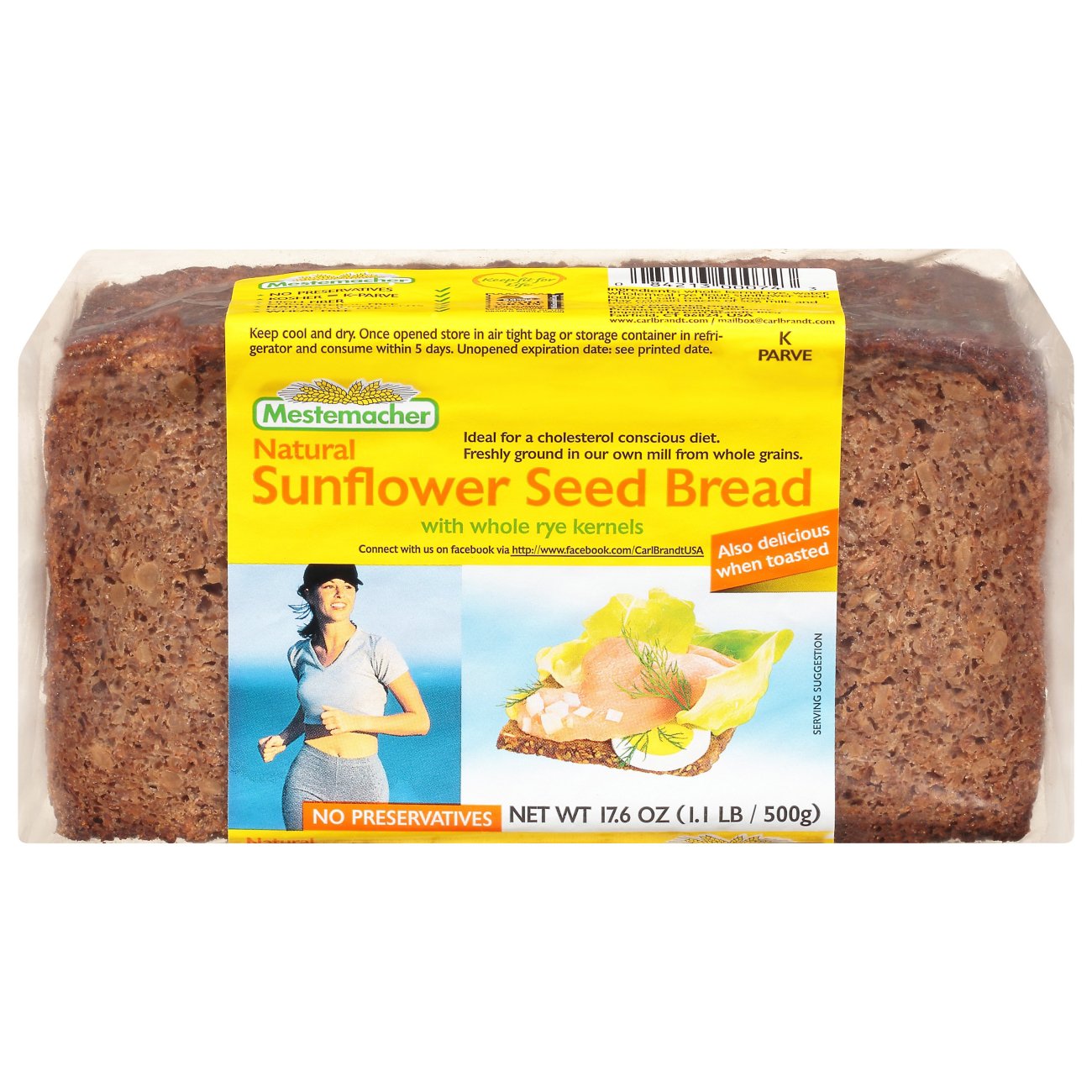 Mestemacher Sunflower Seed Bread - Shop Sliced Bread at H-E-B