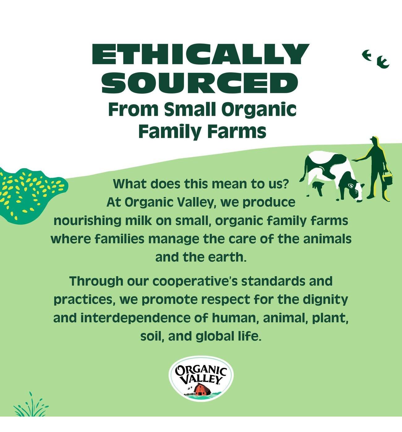 Organic Valley Whole Milk; image 5 of 9