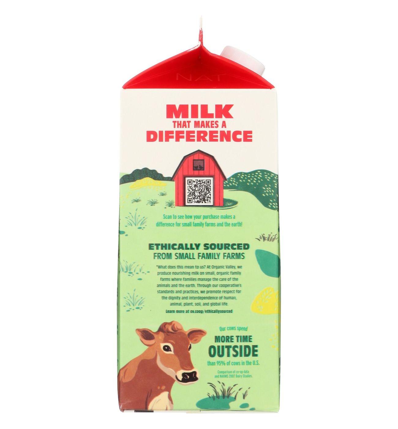 Organic Valley Whole Milk; image 8 of 9