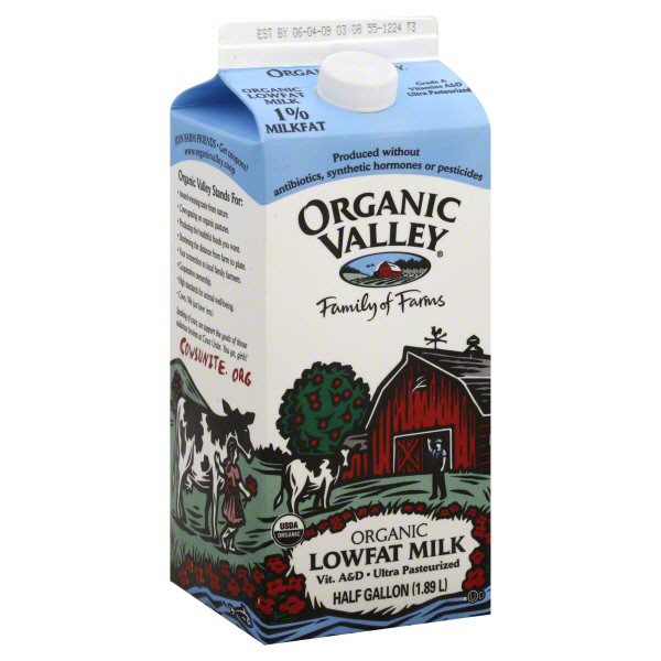 Organic Valley Lowfat 1% Milk - Shop Milk at H-E-B