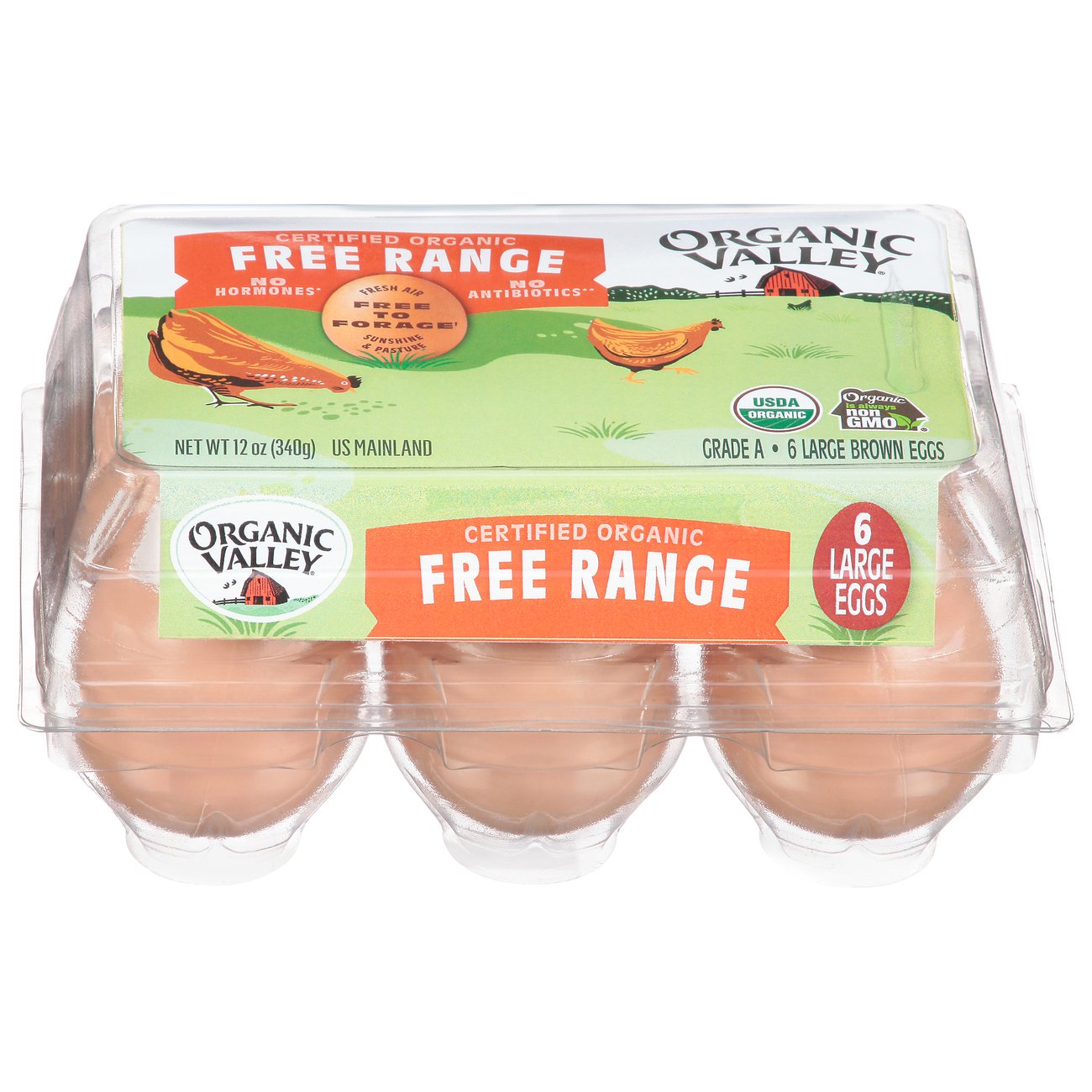 Organic Valley Free Range Large Brown Eggs Shop Eggs & Egg