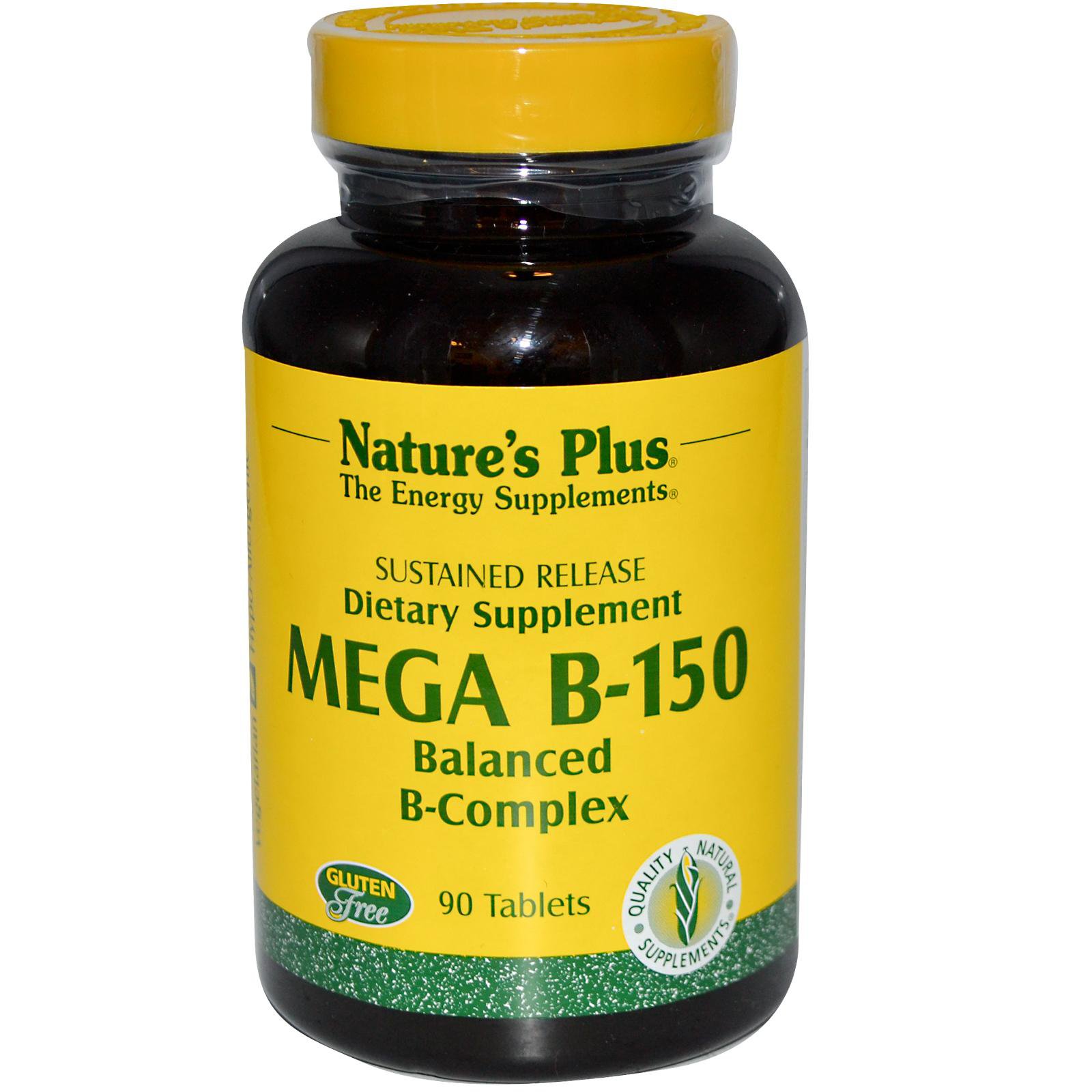 NaturesPlus Mega B150 Sustained Release Tablets Shop Vitamins AZ at