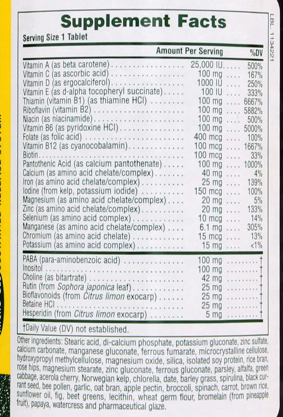 NaturesPlus Ultra II Sustained Release Multi-Nutrient Tablets; image 2 of 2