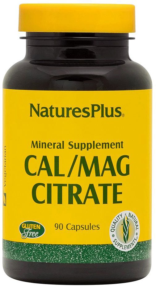 NaturesPlus Cal/ Mag Citrate Vegetarian Capsules - Shop Vitamins ...