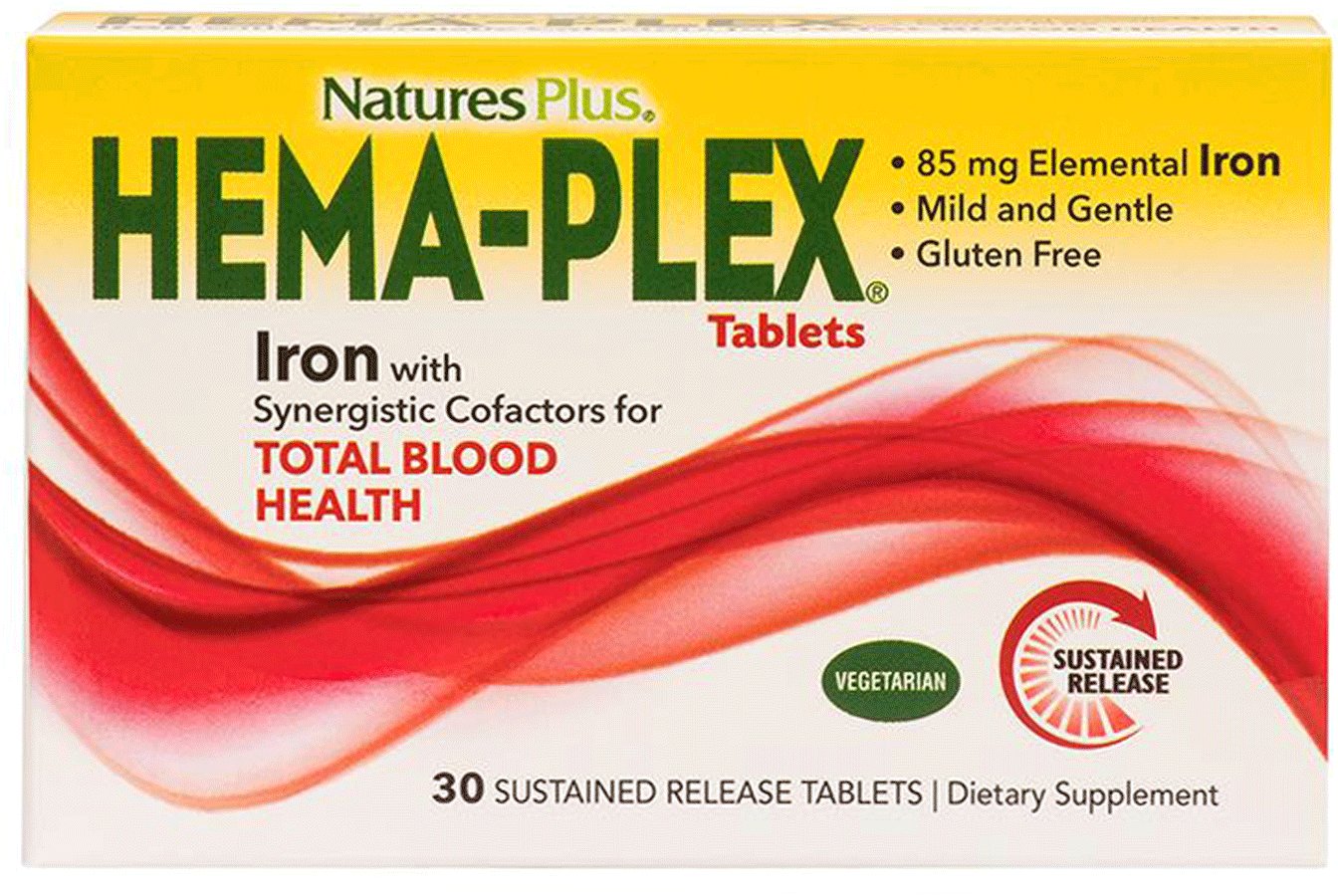Wolkenkrabber donker Vermaken NaturesPlus Hema-Plex Vegetarian Tablets - Shop Diet & Fitness at H-E-B