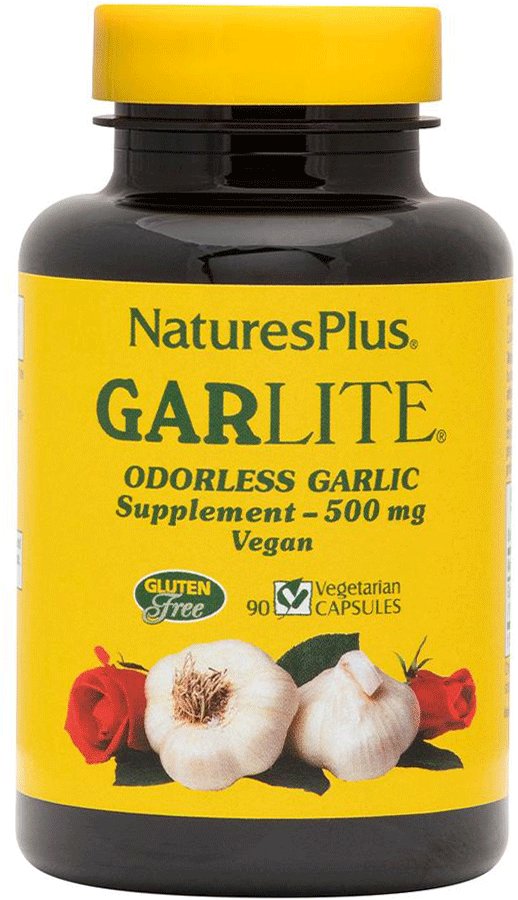 NaturesPlus Garlite Odorless Garlic Capsules Shop Herbs & Homeopathy at HEB