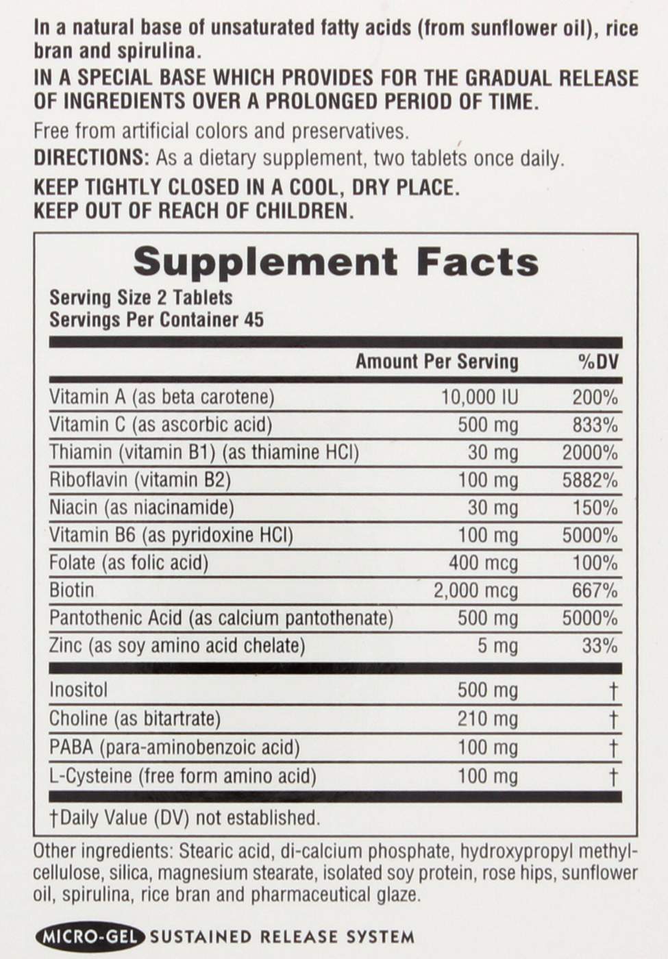 NaturesPlus Ultra Hair Tablets; image 2 of 2