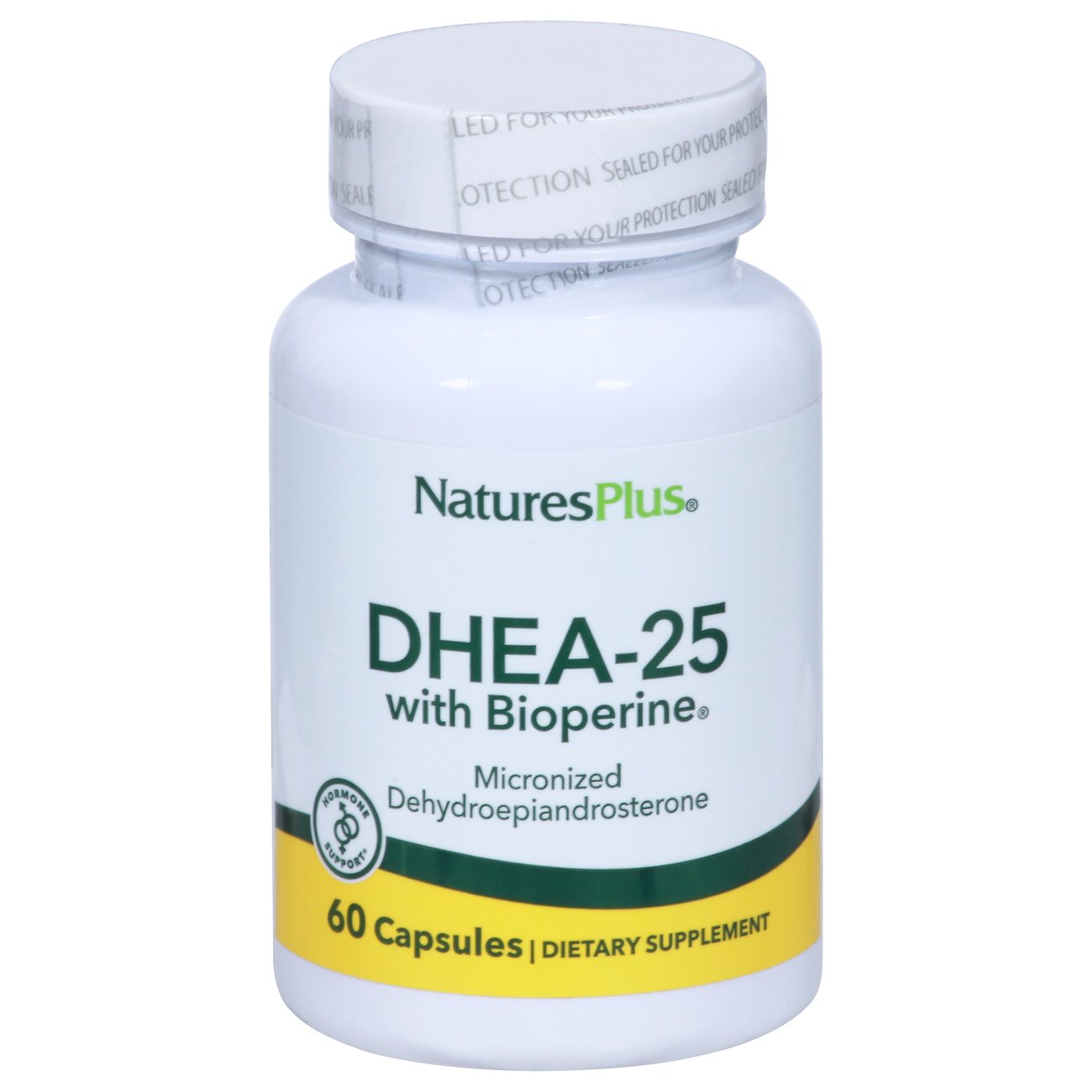 NaturesPlus DHEA25 with Bioperine Vegetarian Capsules Shop Diet