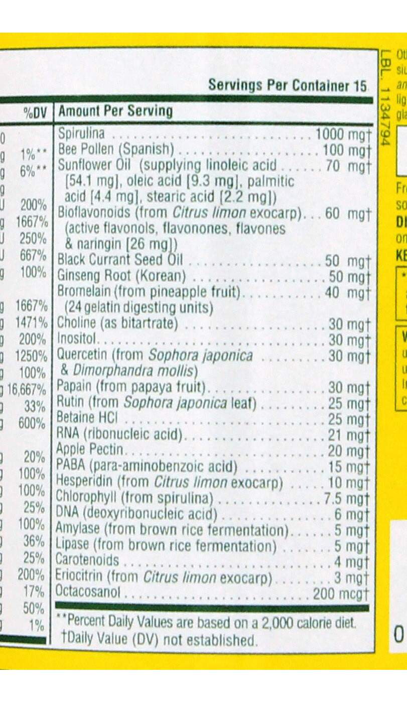 NaturesPlus Source of Life Multi-Vitamin & Mineral Mini Tablets - Shop ...